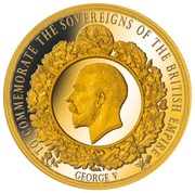 2 Dollars 50 Cents - Elizabeth II George V, Niue, 2018 reverse image