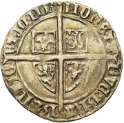 2 Groats "Botdrager" - Antoine of Burgundy, Belgium, 1410-1411 reverse image