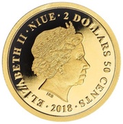 2 Dollars 50 Cents - Elizabeth II Silent Night Carol obverse image