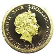 2 Dollars 50 Cents - Elizabeth II In Memory of the Fallen obverse image