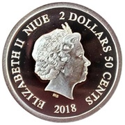 2 Dollars 50 Cents - Elizabeth II Edward VII obverse image