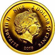 2 Dollars 50 Cents - Elizabeth II Albert Einstein obverse image