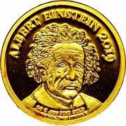 2 Dollars 50 Cents - Elizabeth II Albert Einstein, Niue, 2019 reverse image