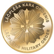 2 Dollars 50 Cents - Elizabeth II Lāčplēšis Military Order, Niue, 2020 reverse image