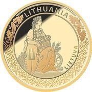2 Dollars 50 Cents - Elizabeth II Lithuania, Niue, 2020 reverse image