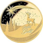 2 Dollars 50 Cents - Elizabeth II Santa's Gold, Niue, 2020 reverse image