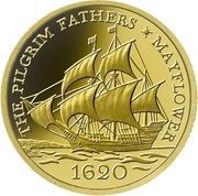 2 Dollars 50 Cents - Elizabeth II Mayflower, Niue, 2020 reverse image