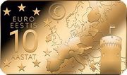 2.5 Dollars - Elizabeth II Euro in Estonia, Niue, 2021 reverse image