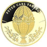 2 Dollars 50 Cents - Elizabeth II Faberge, Niue, 2021 reverse image