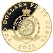 2 Dollars 50 Cents - Elizabeth II Napoleon Bonaparte obverse image