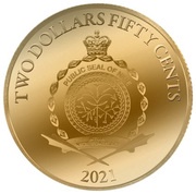2 Dollars 50 Cents - Elizabeth II The Barricades obverse image
