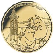 2 Dollars 50 Cents - Elizabeth II Moomintroll and Snorkmaiden, Niue, 2021 reverse image