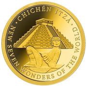 2 Dollars 50 Cents - Elizabeth II Chichén Itzá, Niue, 2021 reverse image