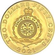 2 Dollars 50 Cents - Elizabeth II Colosseum obverse image