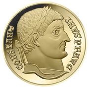 2 Dollars 50 Cents - Elizabeth II Constantine the Great, Niue, 2022 reverse image