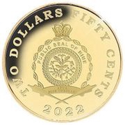 2 Dollars 50 Cents - Elizabeth II Estonian National Opera obverse image
