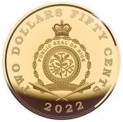 2 Dollars 50 Cents - Elizabeth II Our Lady of the Gate of Dawn obverse image