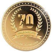 2 Dollars 50 Cents - Elizabeth II Helsinki 1952, Niue, 2022 reverse image