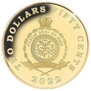 2 Dollars 50 Cents - Elizabeth II 11 March obverse image