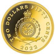2 Dollars 50 Cents - Elizabeth II Eurasian beaver obverse image
