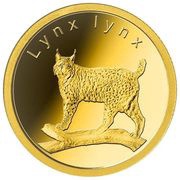 2 Dollars 50 Cents - Elizabeth II Lynx lynx, Niue, 2022 reverse image