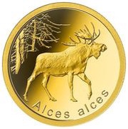 2 Dollars 50 Cents - Elizabeth II Moose, Niue, 2022 reverse image