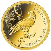 2 Dollars 50 Cents - Elizabeth II White-tailed eagle, Niue, 2022 reverse image