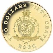 2 Dollars 50 Cents - Charles III Lennart Meri obverse image