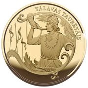 2 Dollars 50 Cents - Charles III Tālavas taurētājs, Niue, 2022 reverse image