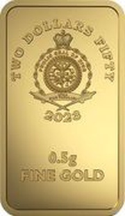 2 Dollars 50 Cents - Charles III Cross of Liberty obverse image