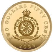 2 Dollars 50 Cents - Charles III Latvian National Opera and Ballet obverse image