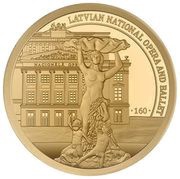 2 Dollars 50 Cents - Charles III Latvian National Opera and Ballet, Niue, 2023 reverse image
