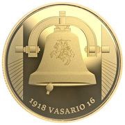 2 Dollars 50 Cents - Charles III Liberty Bell, Niue, 2023 reverse image