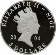 5 Dollars - Elizabeth II Maotse Tung and the Long March obverse image