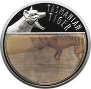 5 Dollars - Elizabeth II Last Tasmanian Tiger, Niue, 2011 reverse image