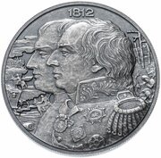 5 Dollars - Elizabeth II Kutuzov, Niue, 2012 reverse image