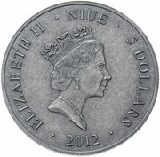 5 Dollars - Elizabeth II Napoleon obverse image