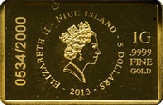 5 Dollars - Elizabeth II Orangutan obverse image