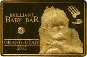 5 Dollars - Elizabeth II Orangutan, Niue, 2013 reverse image
