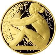 5 Dollars - Elizabeth II Rowing, Niue, 2013 reverse image