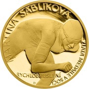 5 Dollars - Elizabeth II Martina Sablikova, Niue, 2014 reverse image