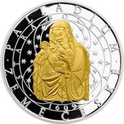 5 Dollars - Elizabeth II Palladium of the Czech country, Niue, 2014 reverse image
