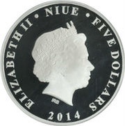 5 Dollars - Elizabeth II Batman obverse image
