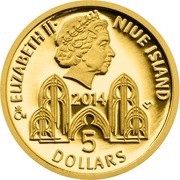 5 Dollars - Elizabeth II Hynek Boček of Poděbrady obverse image
