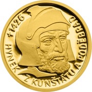 5 Dollars - Elizabeth II Hynek Boček of Poděbrady, Niue, 2014 reverse image