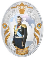 5 Dollars - Elizabeth II Nicholas II, Niue, 2014 reverse image