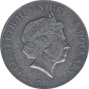 5 Dollars - Elizabeth II Plaque with God The Father obverse image