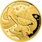 5 Dollars - Elizabeth II Bedtime Stories, Niue, 2015 reverse image