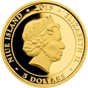 5 Dollars - Elizabeth II Maxipes Fík obverse image