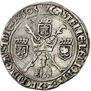 Silver Real "Spanish" - Philip the Handsome, Belgium, 1505 reverse image